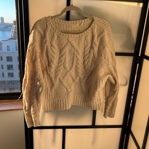 Anthropologie Cable Knit Sweater